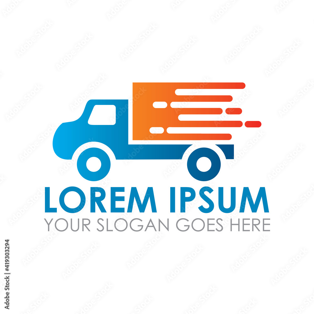 fast delivery vector , express shopping logo fast delivery vector , express shopping logo