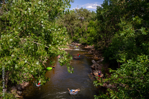 Tubing in Boulder Creek_Boulder, Colorado