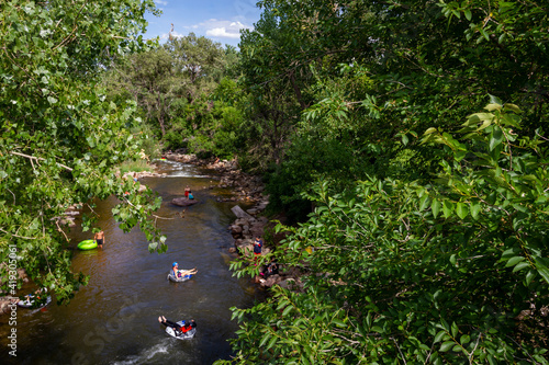 Fényképezés Tubing in Boulder Creek_Boulder, Colorado