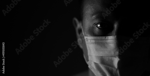 Tableau sur toile Covid-19 pandemic awareness