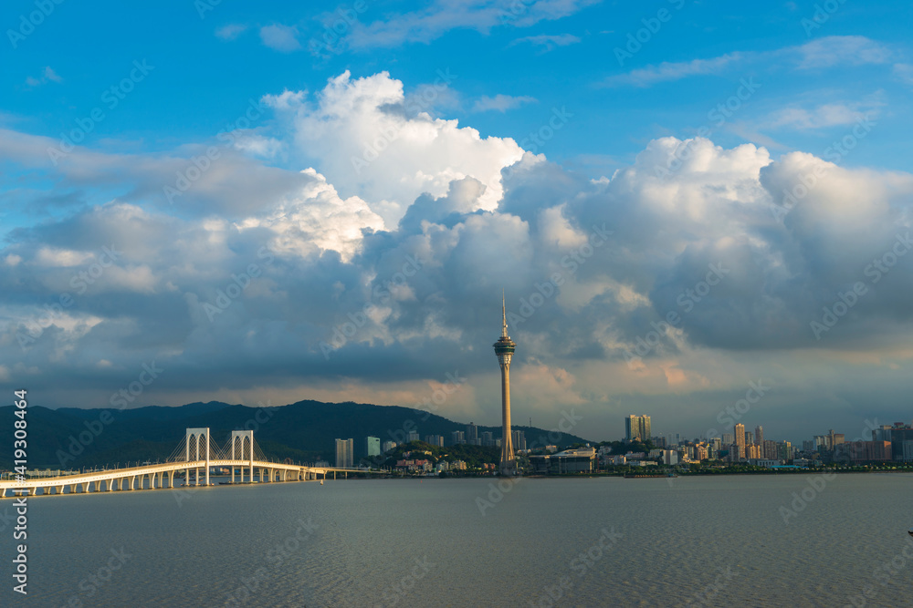 Skyline of Macau Peninsula, Macau