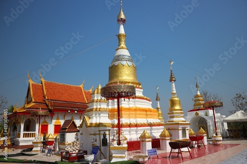 Wat Phra That San Dhon Beautiful thai temple North of Thailand  Lampang Province