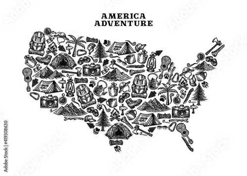 adventure elements shaped island america 