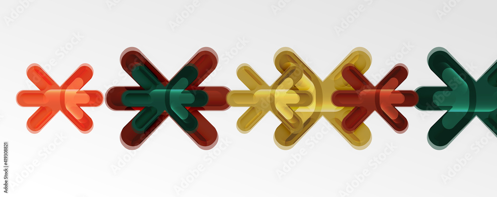 Abstract glossy crosses background for business or technology presentations, internet posters or web brochure covers Abstract glossy crosses background for business or technology presentations, internet posters or web brochure covers