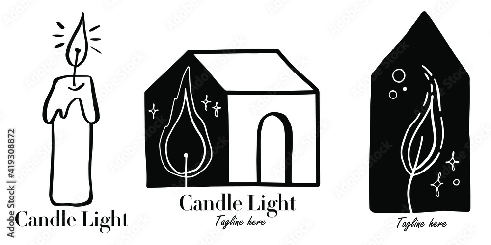 Candle in a decorated Cup, isolated on a white background, black and white outline illustration, clipart, design, decoration, icon, Sign, banner, logo Candle in a decorated Cup, isolated on a white background, black and white outline illustration, clipart, design, decoration, icon, Sign, banner, logo