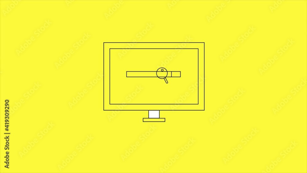 Line animation video concept of seo, search engine optimization. Line animation video concept of seo, search engine optimization.