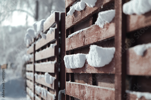 landscape snowy streets
