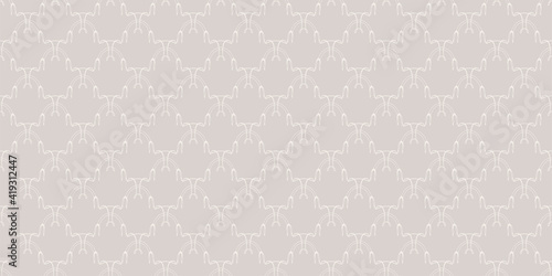 Seamless pattern, background with geometric ornament in gray colors, wallpaper texture for your design. Vector Image