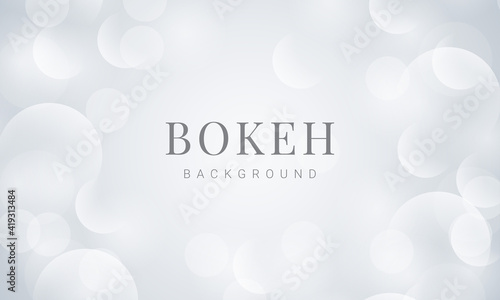 Winter light and gray Abstract bokeh cover soft light background vector graphic design