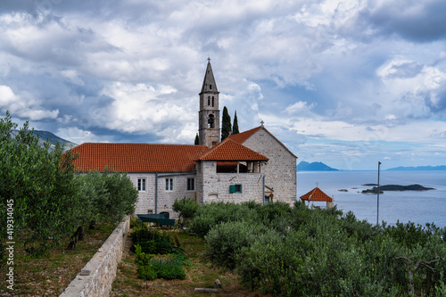 Our Lady of the Angels franciscan Monastery in Orebic, Peljesac, Croatia