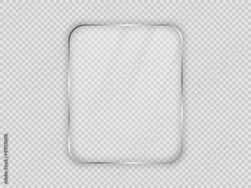 Wallpaper Mural Glass plate in rounded vertical frame Torontodigital.ca