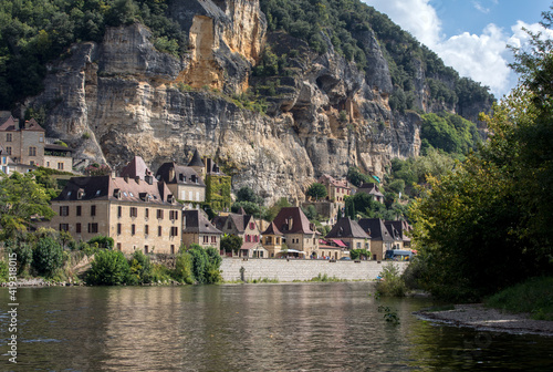 La Roque-Gageac scenic village on the Dordogne river  France