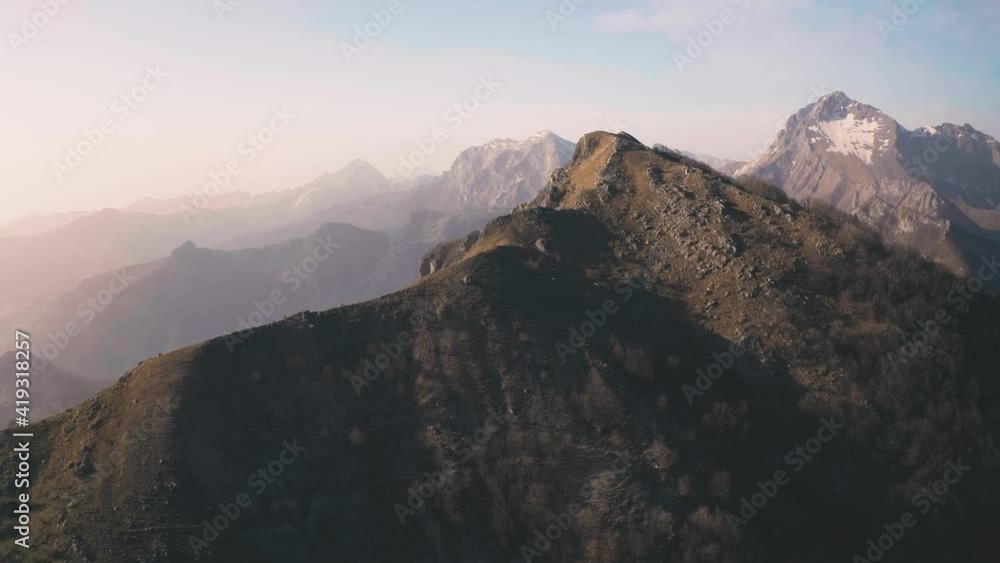 Apuan Alps In Tuscany, Italy Drone 4K Apuan Alps In Tuscany, Italy Drone 4K