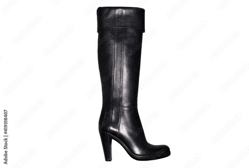 Fashionable women boots for all seasons. Studio shoot Fashionable women boots for all seasons. Studio shoot