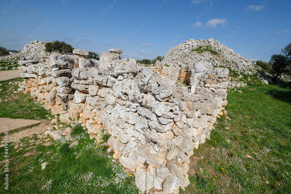 Torre d'en Galmés talayotic village, Alaior, Menorca, Balearic Islands, Spain