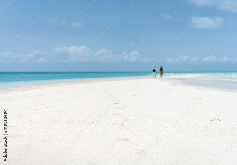 Beautiful tropical white sand beach and sea Beautiful tropical white sand beach and sea