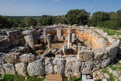 Cartailhac Circle, Iron Age dwelling, Torre d'en Galmés talayotic village, Alaior, Menorca, Balearic Islands, Spain