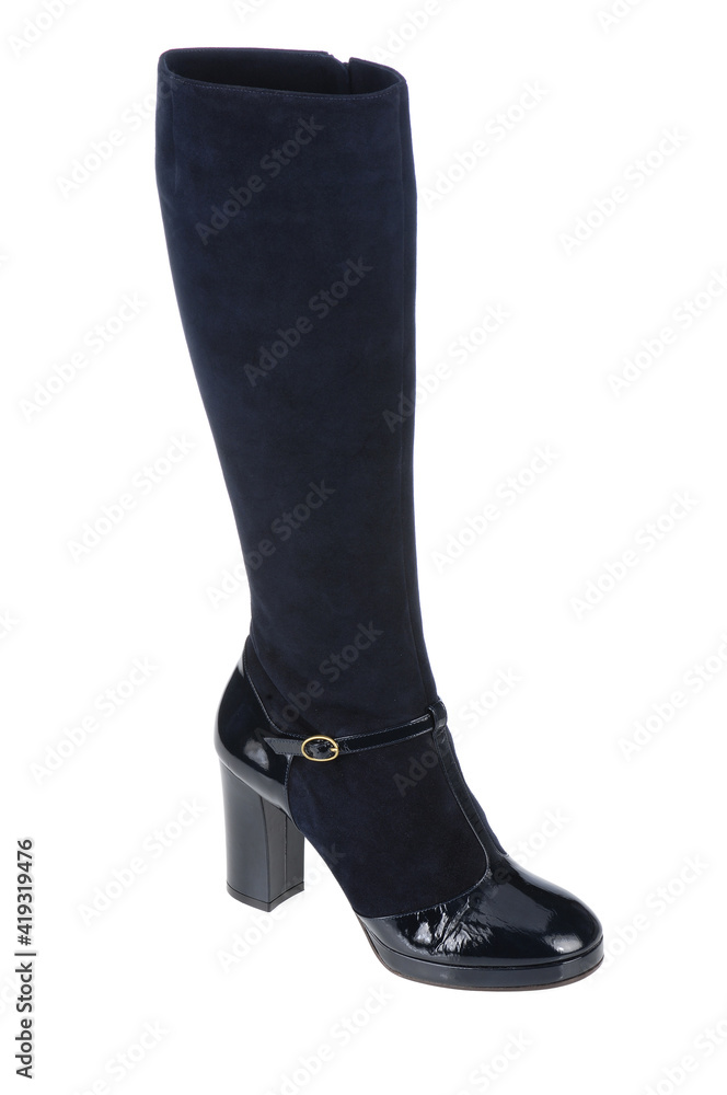Fashionable women boots for all seasons. Studio shoot Fashionable women boots for all seasons. Studio shoot