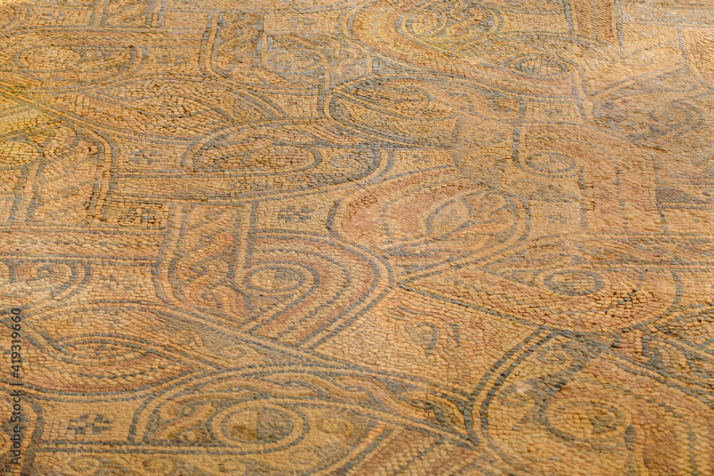 Fototapeta premium Basilica des Fornàs de Torelló, 5th and 6th centuries AD, Maó, Menorca, Balearic Islands, Spain
