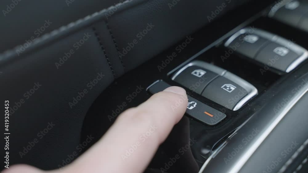 Child door locking by pushing switch on driver door control panel. lock against accidental opening by children the door in the side surface of the door in the car. Child door locking by pushing switch on driver door control panel. lock against accidental opening by children the door in the side surface of the door in the car.