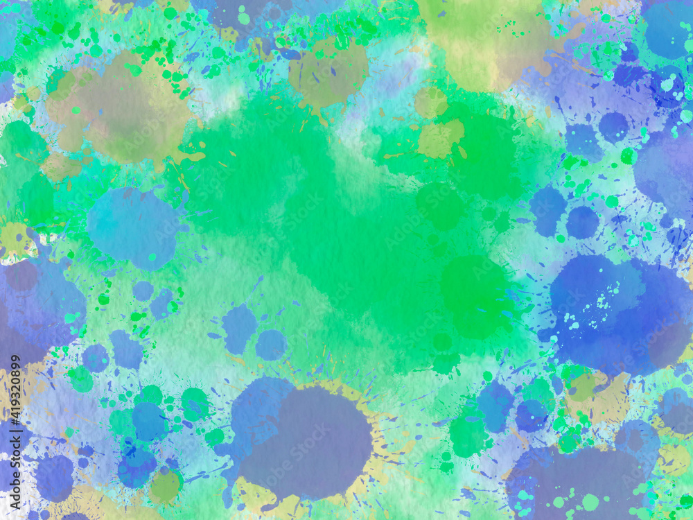 Fototapeta premium colorful vivid water color splash background