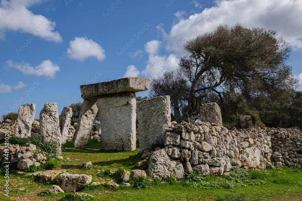 Talatí de Dalt prehistoric site, Maó, Menorca, Balearic Islands, Spain