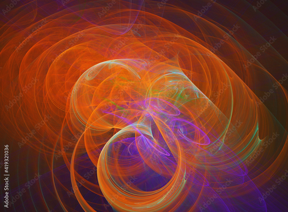 fractal on black fractal on black