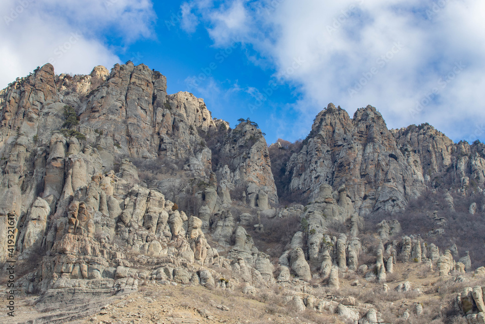 Mount Demerdzhi, the valley of ghosts in the Crimea