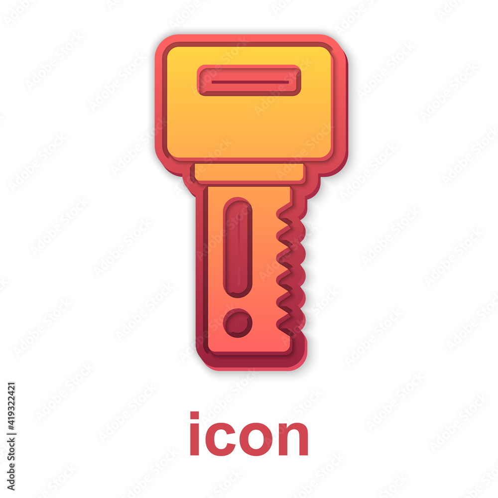 Gold Car key with remote icon isolated on white background. Car key and alarm system. Vector. Gold Car key with remote icon isolated on white background. Car key and alarm system. Vector.
