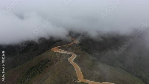 fog on the mountain