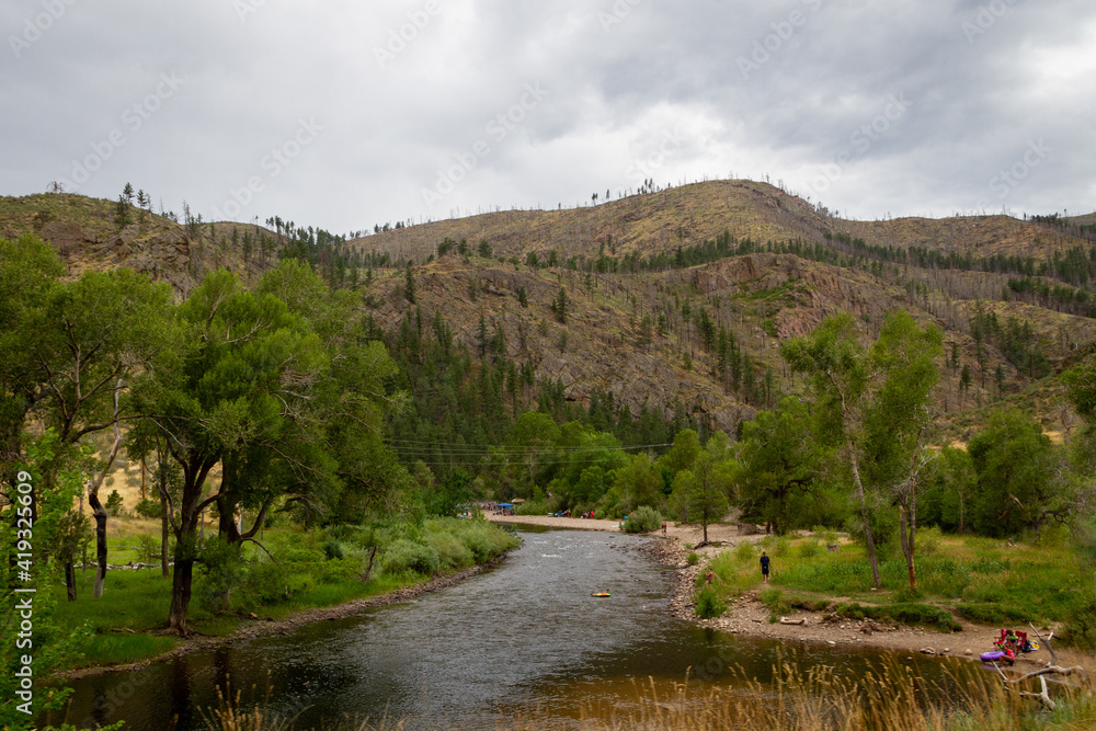 Obraz premium Poudre River_Fort Collins Colorado