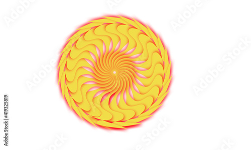 colorful spiral abstract pattern decoration design illustration toy