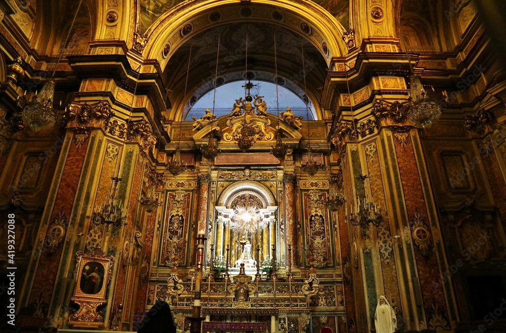 Napoli - Altare della Chiesa di San Giuseppe dei Ruffi