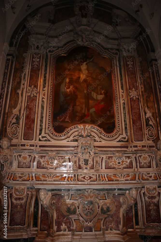 Napoli – Cappella sinistro della Chiesa di San Giuseppe dei Ruffi