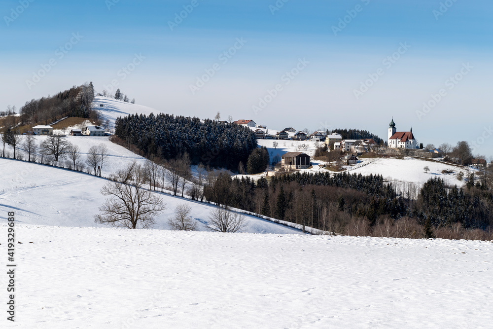 Fototapeta premium Mostviertel in winter