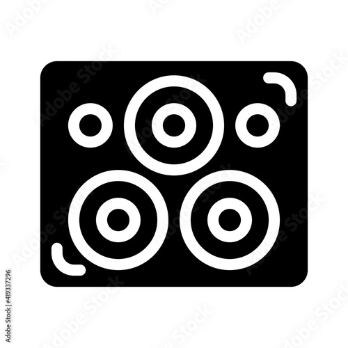 adhesive plasters glyph icon vector illustration sign
