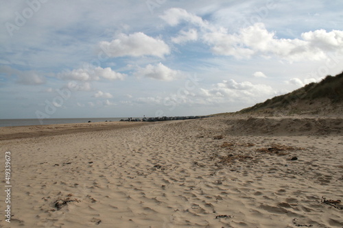 Valokuva Landscape of beautiful vast sandy beach tranquil view with no people in Sea Pall