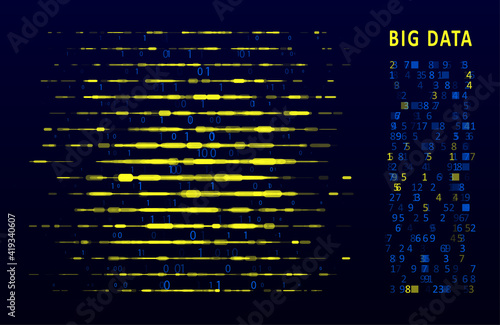 Abstract artificial intelligence element.