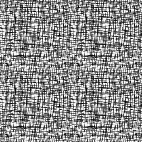 Vector burlap effect seamless pattern background. Hessian fiber texture fabric style black and white backdrop. Woven linen cloth design. Modern cotton weave material all over print for eco packaging.