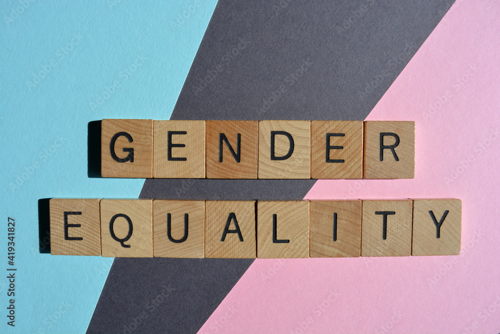 Gender Equality, words Stock Photo | Adobe Stock