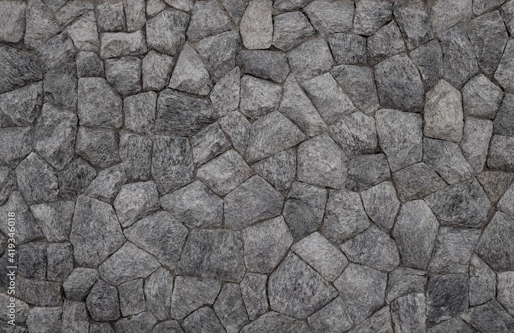 Fototapeta Old dynamic rock pattern texture, wall background