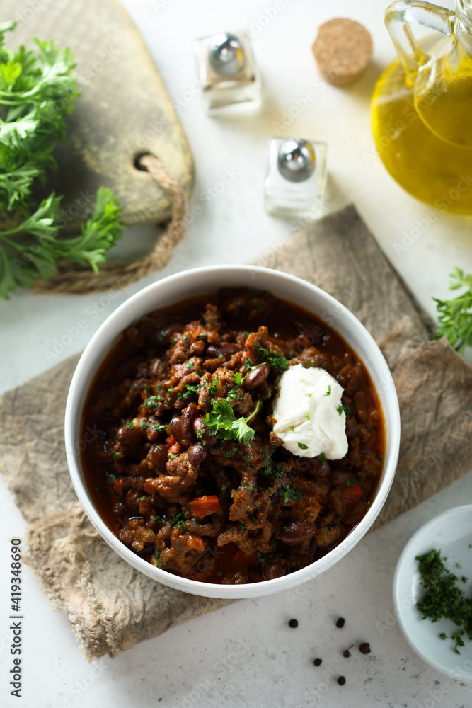 Spicy homemade red bean ragout Spicy homemade red bean ragout