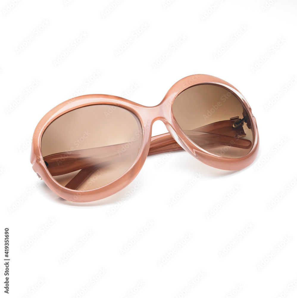 Trendy sunglasses isolated on white background, studio shoot. Trendy sunglasses isolated on white background, studio shoot.