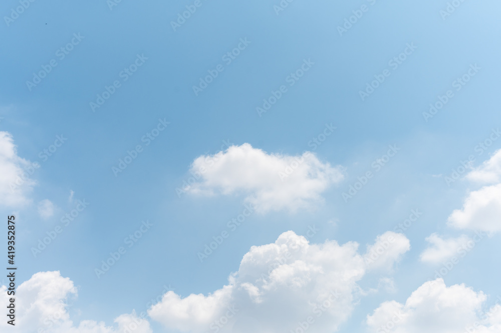 blue sky background with white clouds