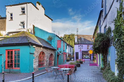 Street in Kinsale, Ireland photo