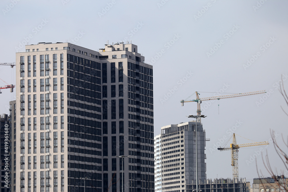 new multi-storey buildings in the city new multi-storey buildings in the city