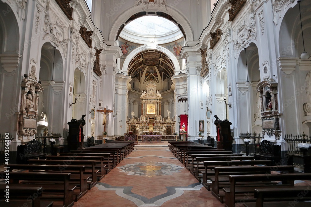 Napoli - Interno della Chiesa di Santa Maria di Costantinopoli