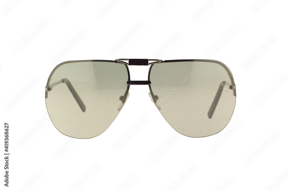 Trendy sunglasses isolated on white background, studio shoot. Trendy sunglasses isolated on white background, studio shoot.