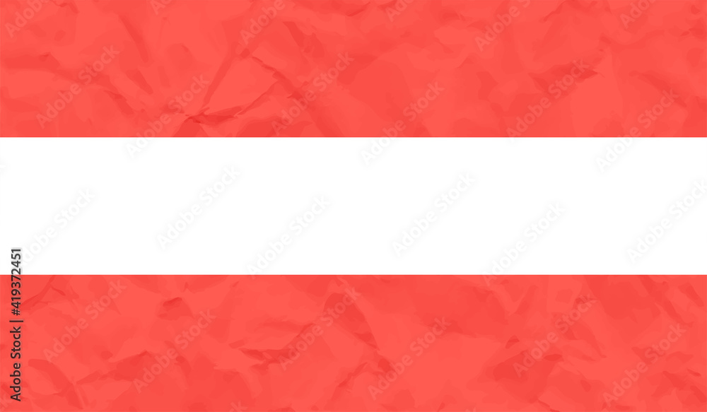 Grunge Austria flag. Austria flag with waving grunge texture.