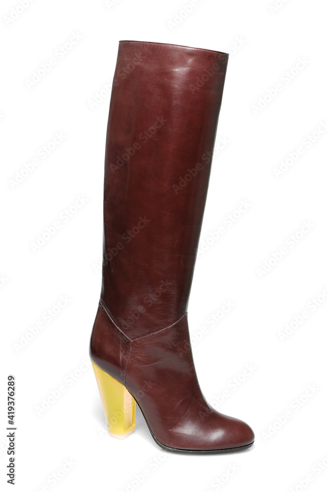 Fashionable women boots for all seasons. Studio shoot Fashionable women boots for all seasons. Studio shoot